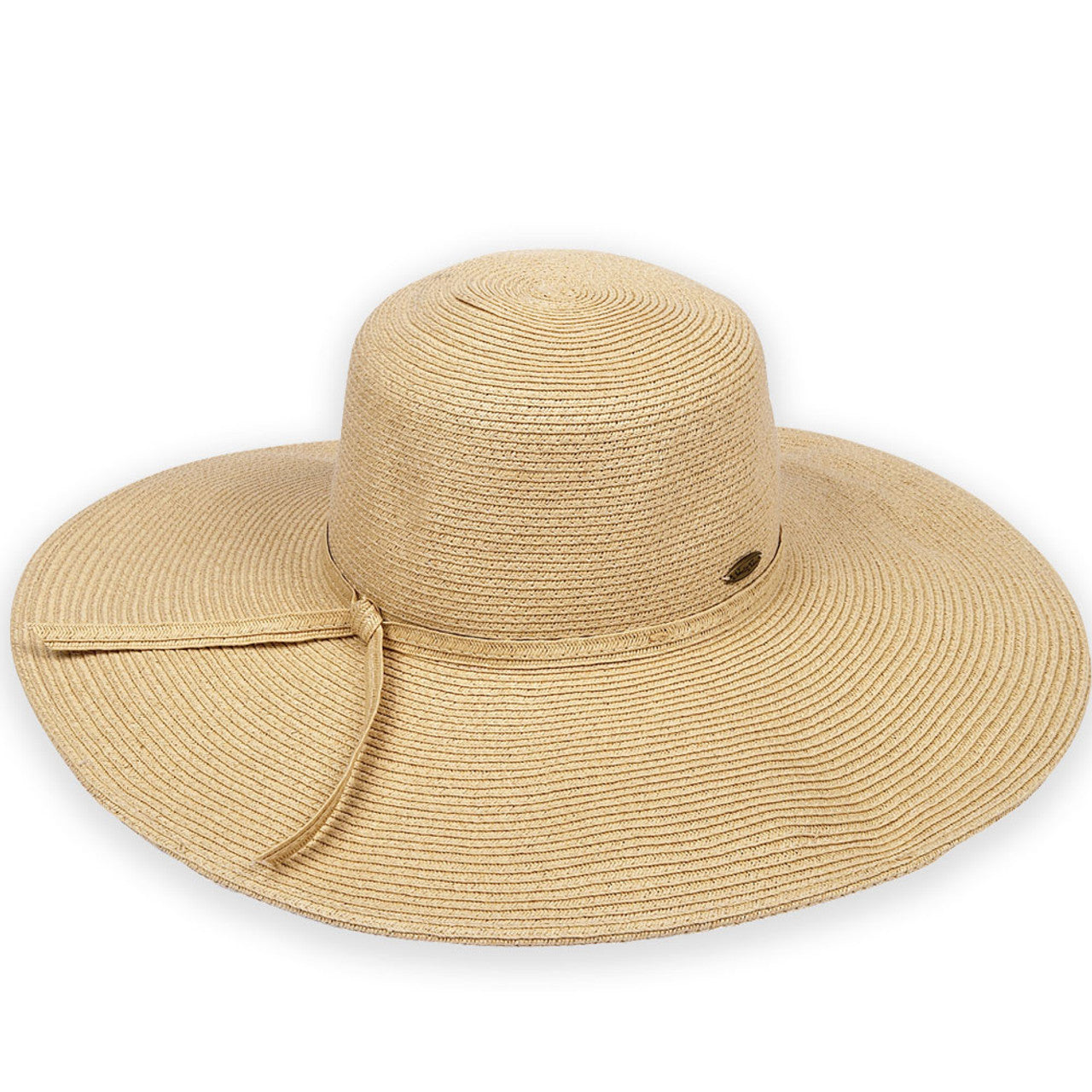 Santa Monica Wide Brimmed Floppy Hat - Natural