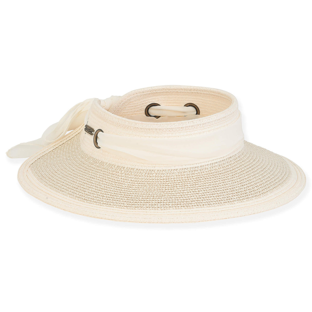 Spring Wrap-Around Sun Visor - Natural